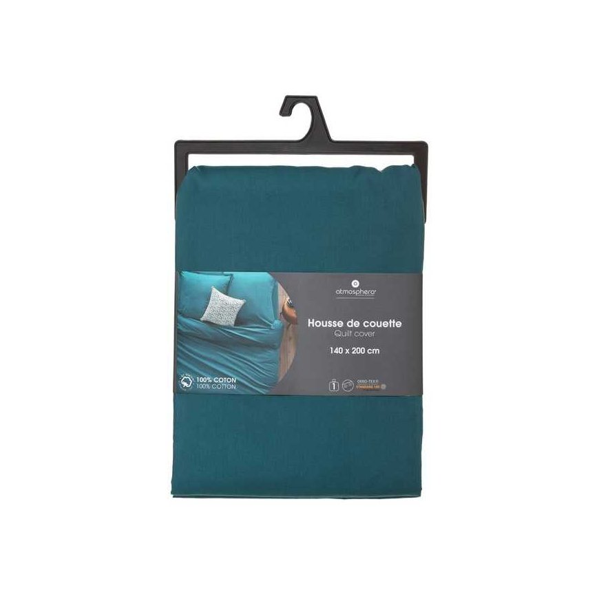 Atmosphera Duvet cover, 140 x 200 cm, cotton, dark blue – 4