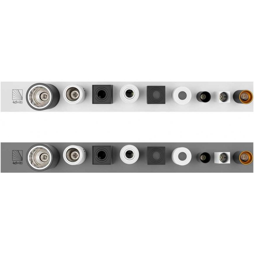 Orno Adviti screen surface lamps, gray, 133x16 cm