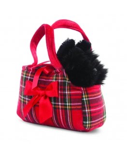 FANCY PALS AURORA Scottish Terrier in a handbag, 20 cm