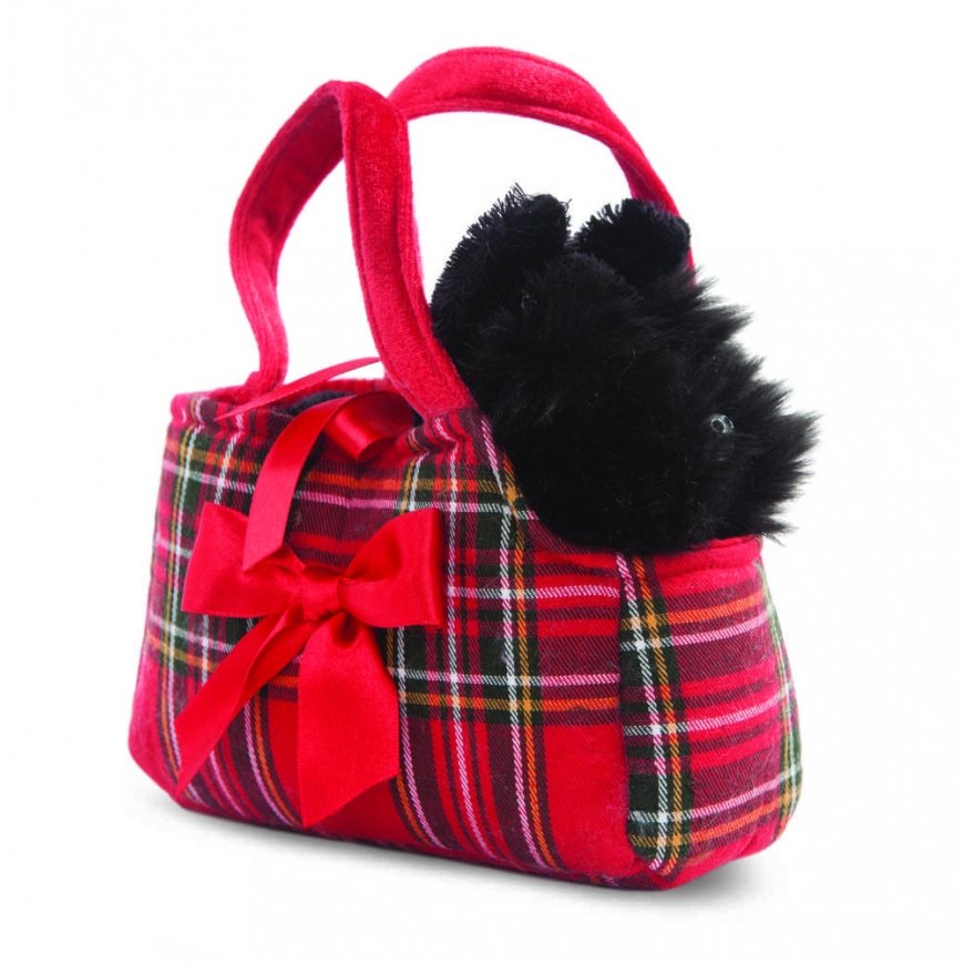 FANCY PALS AURORA Scottish Terrier in a handbag, 20 cm
