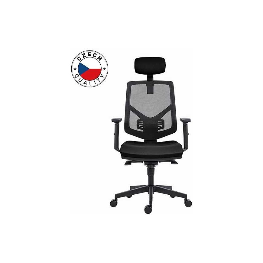 Ergonominen työtuoli Powerton Tina, musta