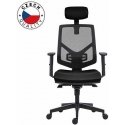 Ergonomic office chair Powerton Tina, black Ergonomic office chair Powerton Tina, black