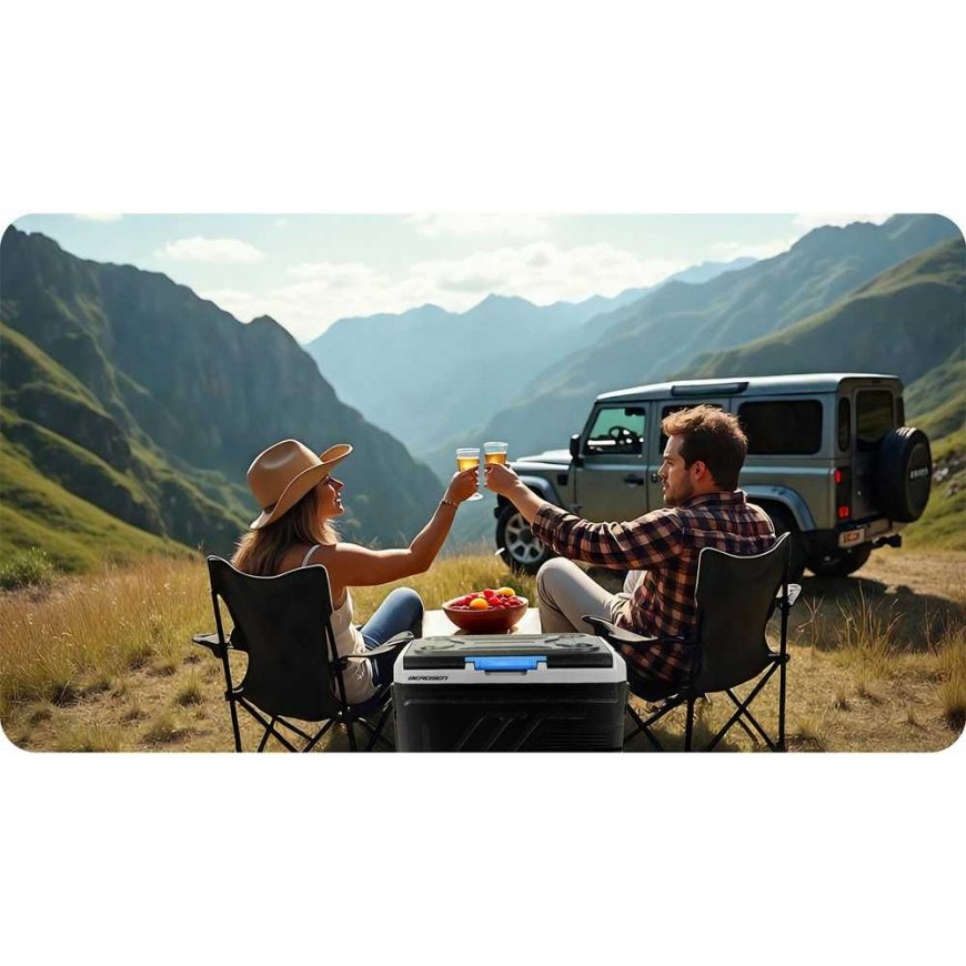 Icemax 402 Berdsen 40 liter compressor travel refrigerator - black – 4