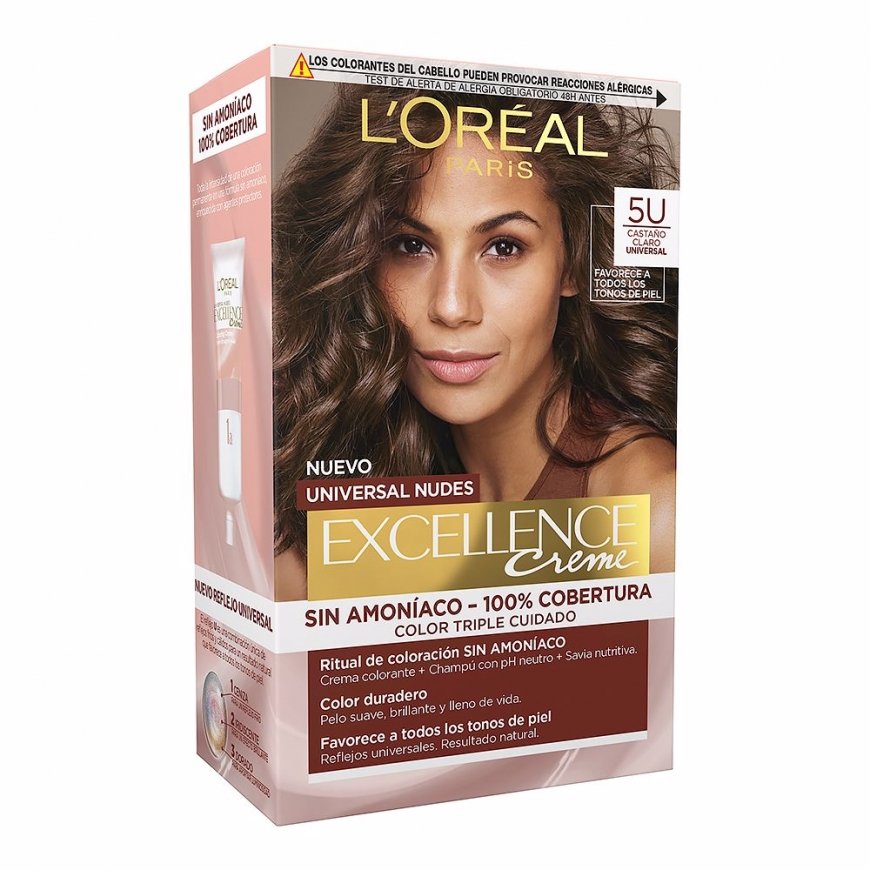 L'Oreal EXCELLENCE NUDES dye 8u-light blonde 5 u