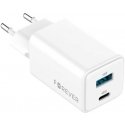 Telforceone Forever TC-08-45AC GaN PD QC charger 1x USB-C 1x USB 45W white Telforceone Forever TC-08-45AC GaN PD QC charger 1x USB-C 1x USB 45W white