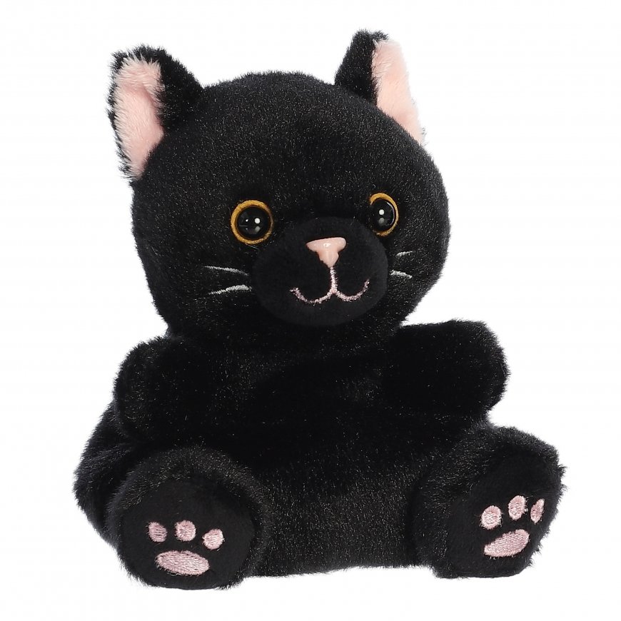 AURORA PALM PALS Pliušinis juodas kačiukas Twilight, 12 cm – 3