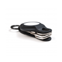 KeySmart Air Flex - organizer do kluczy z etui na AirTag wykonany z silikonu (black)