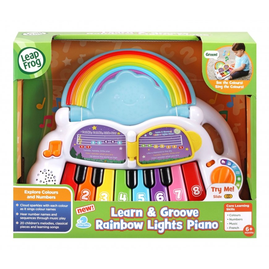 VTECH Muzikālās klavierītes ar varavīksnes gaismiņām