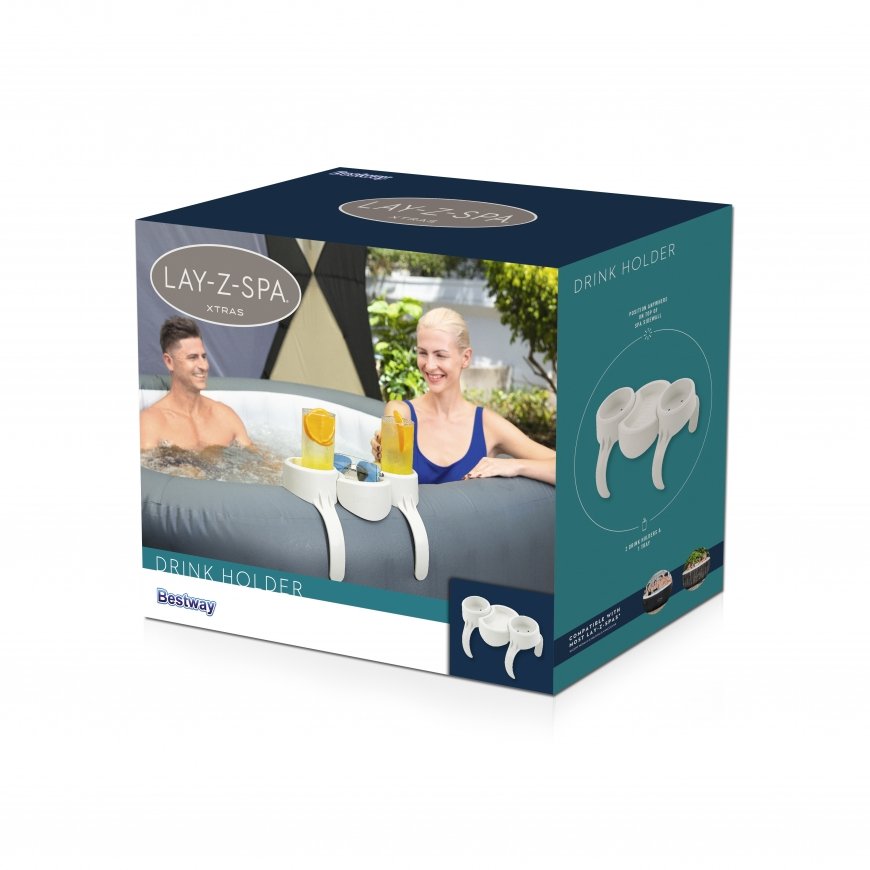 Bestway 60306 Mullivanni ja spaatarvik Joogikandik/-hoidja Valge – 2