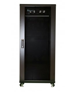 Extralink Шкаф телекоммуникационный 27U 600x1000 Черный установка на пол