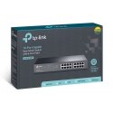 TP-Link TL-SG1016PE Управляемый L2 Gigabit Ethernet (10/100/1000) Питание по Ethernet (PoE) 1U Черны