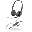 POLY Blackwire C3225 Austiņas Vadu Birojs / zvanu centrs USB Type-A Melns POLY Blackwire C3225 Austiņas Vadu Birojs / zvanu centrs USB Type-A Melns