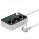Energizer EPB2500W01EU power extension 2 m 3 AC outlet(s) Indoor White, Black Energizer EPB2500W01EU power extension 2 m 3 AC outlet(s) Indoor White, Black