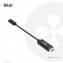 CLUB3D CAC-1333 videokaabliadapter 0,22 m HDMI tüüp A (Standard) USB tüüp-C Must