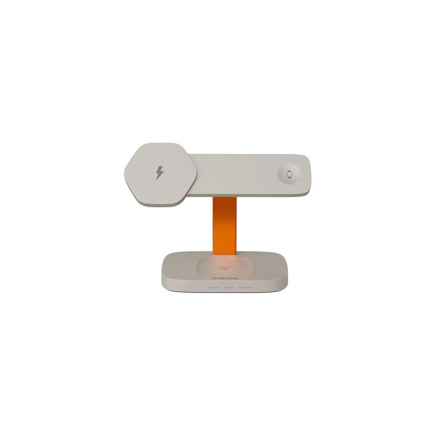Laadimisdokk Canyon WCS-310 3in1, LightGrey/Orange – 2