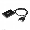 CLUB3D cac-1010 Displayport/usb DVI-I Daul link Juoda, Balta CLUB3D cac-1010 Displayport/usb DVI-I Daul link Juoda, Balta