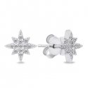 Brilio Silver Brilio Silver Silver earrings with zircons Stars EA623W Brilio Silver Brilio Silver Silver earrings with zircons Stars EA623W