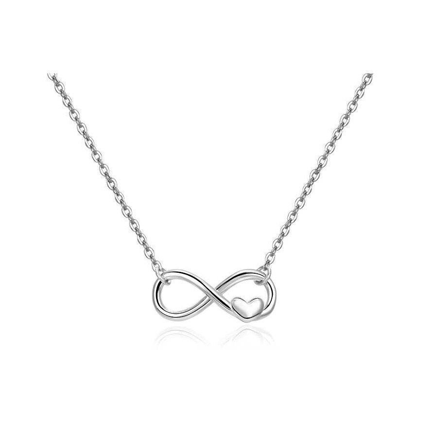 Bennett's graceful silver necklace Infinity AGS1536/47