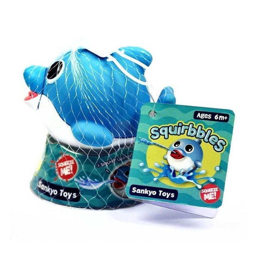 Bath toy "Squirbbles" Blue Dolphin – 2