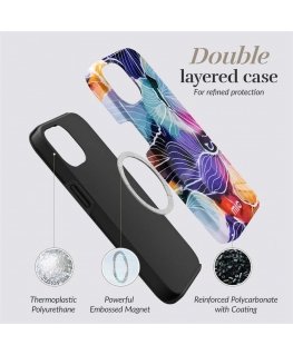 Dėklas MIO Gold Marble Magsafe Compatible for Samsung S25 5G
