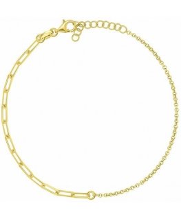 Brilio Silver Charming gold-plated sock ANK115Y