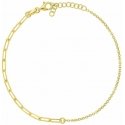 Brilio Silver Charming gold-plated sock ANK115Y