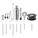 BAARISETTI 9 ELEMENTTIÄ SHAKER KLAUSBERG KB-7580 Hopea BAARISETTI 9 ELEMENTTIÄ SHAKER KLAUSBERG KB-7580 Hopea