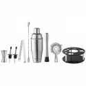 Rinkinys BAROWY 9 ELEMENTÓW SHAKER KLAUSBERG KB-7580 Sidabrinis