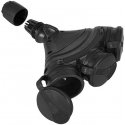 Blow Plastrol Triple kištukinis lizdas su sandariu atvartu 3x2p + Z IP44 EXTREM SCHUKO at jungiamas JUODA IR JUODA