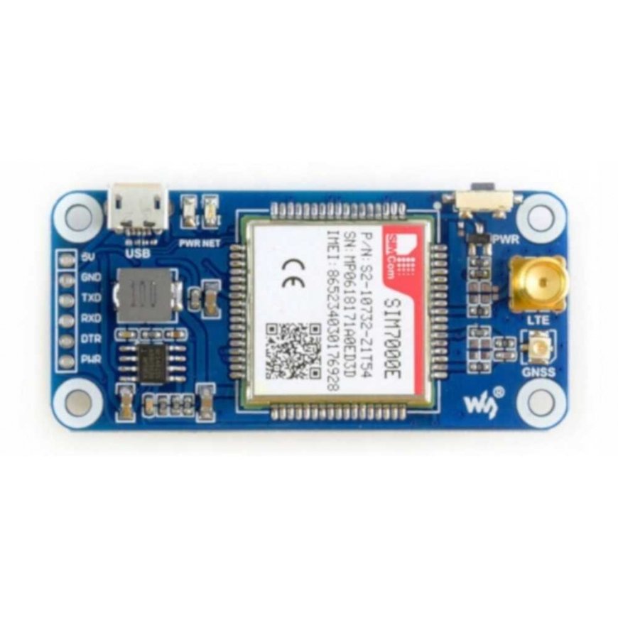 Waveshare LTE GPS HAT - NB-IoT/LTE/GPRS/GPS SIM7000E - Model For Raspberry Pi 3B+/3B/2B/Zero – 4
