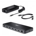 CLUB3D Thunderbolt 4 Certified 11-in-1 mobiilseadme dokkimisjaam Universaalne Must CLUB3D Thunderbolt 4 Certified 11-in-1 mobiilseadme dokkimisjaam Universaalne Must