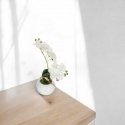 Atmosphera White artificial orchid in a pot, 25 cm