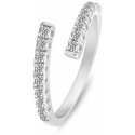 Brilio Silver Hopeinen avoin sormus zirkoneilla RI144W Brilio Silver Hopeinen avoin sormus zirkoneilla RI144W