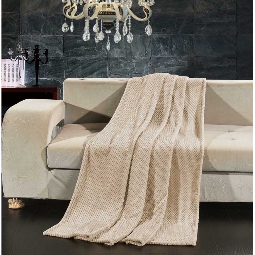 Pledas DecoKing Henry, 150 cm x 200 cm, smėlio ruda (cappucino) – 4