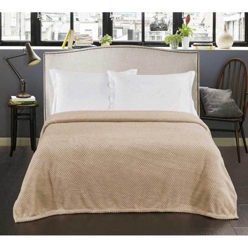 Pledas DecoKing Henry, 150 cm x 200 cm, smėlio ruda (cappucino) – 5