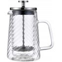 ZAPARZACZ DO KAWY HERBATY SZKLANY 1000ML FRENCH PRESS KLAUSBERG KB-7764 Silver ZAPARZACZ DO KAWY HERBATY SZKLANY 1000ML FRENCH PRESS KLAUSBERG KB-7764 Silver