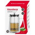 ZAPARZACZ DO KAWY HERBATY SZKLANY 1000ML FRENCH PRESS KLAUSBERG KB-7764 Silver ZAPARZACZ DO KAWY HERBATY SZKLANY 1000ML FRENCH PRESS KLAUSBERG KB-7764 Silver