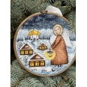Beldizart Cross stitch kit Christmas angel SANA-08 Beldizart Cross stitch kit Christmas angel SANA-08