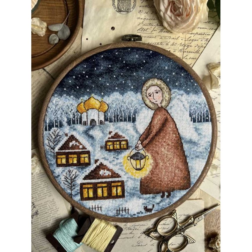 Beldizart Cross stitch kit Christmas angel SANA-08 – 5