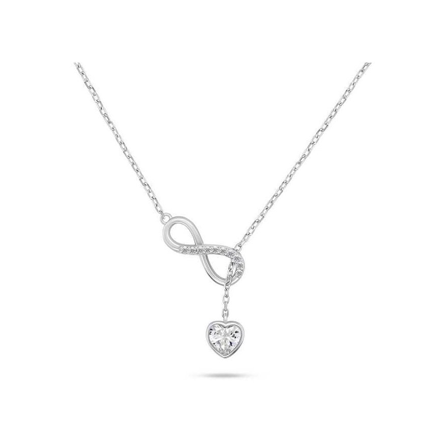 Brilio Silver Brilio Silver Charming silver pendant with zircons NCL123W