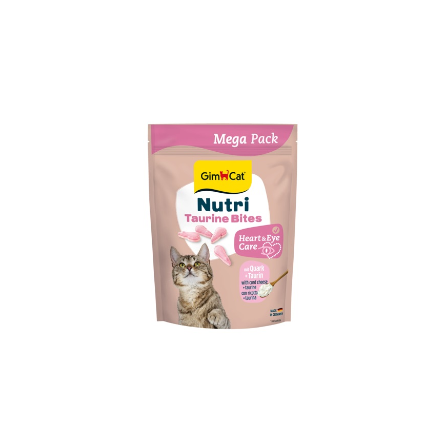 Gimborn Kačių skanėstai - GimCat NUTRI TAURINAS BITES QUARK 425gr