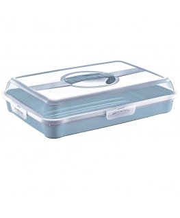 Lumarko Blue CAKE BOX PARTY-BUTLER 43x29.5x10.5cm NORDIC Blue (10665)