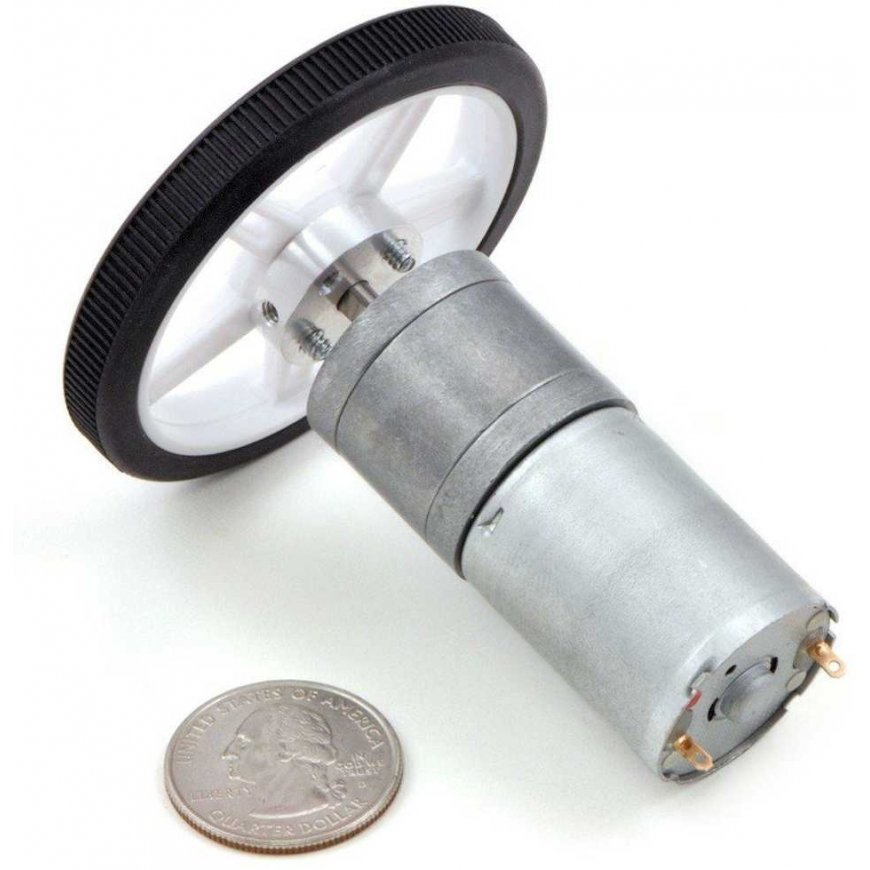 25Dx56L moottori 227:1 vaihteistolla 12V 33RPM - Pololu 3233 – 4