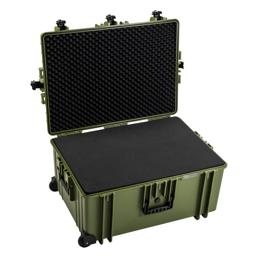 BW Outdoor Cases Type 7800 / Bronze žalias (pre-cut foam)