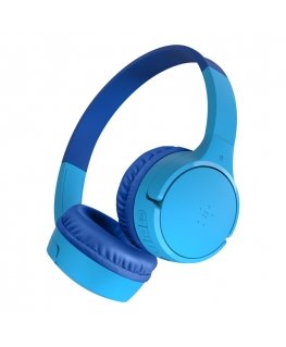 Belkin SoundForm Mini Headset Wireless Head-band Calls/Music USB Type-C Blue
