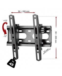 Laikiklis Akyga TV wall mount 13-40 inches juodas FN C11T