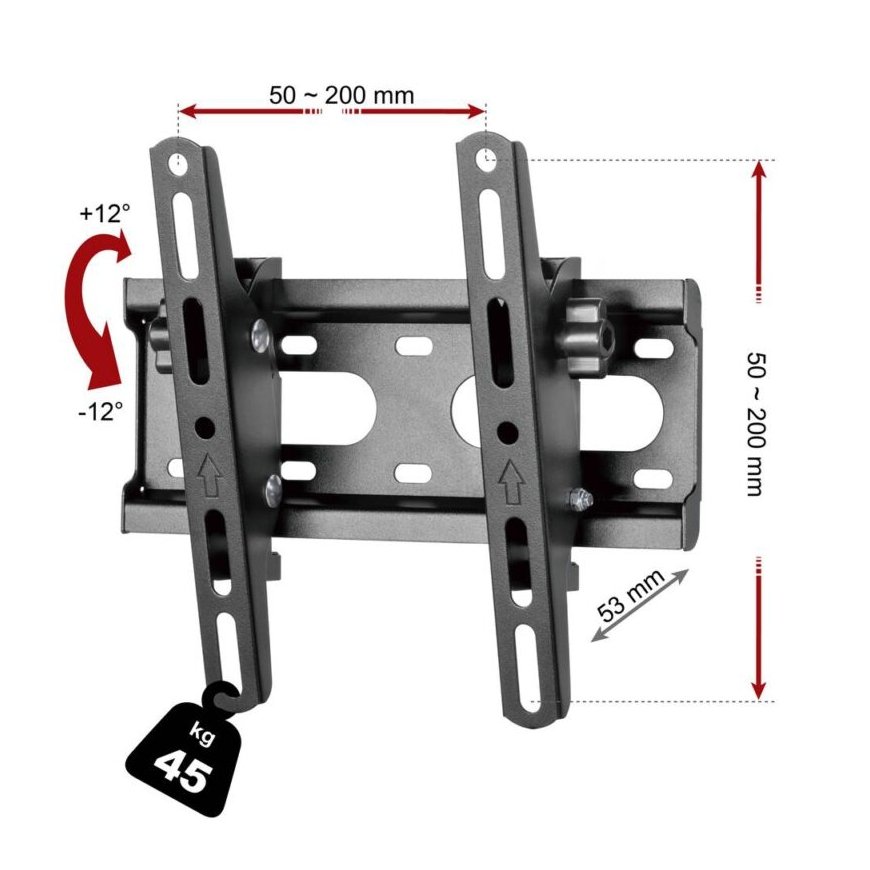Akyga TV wall mount 13-40 inches