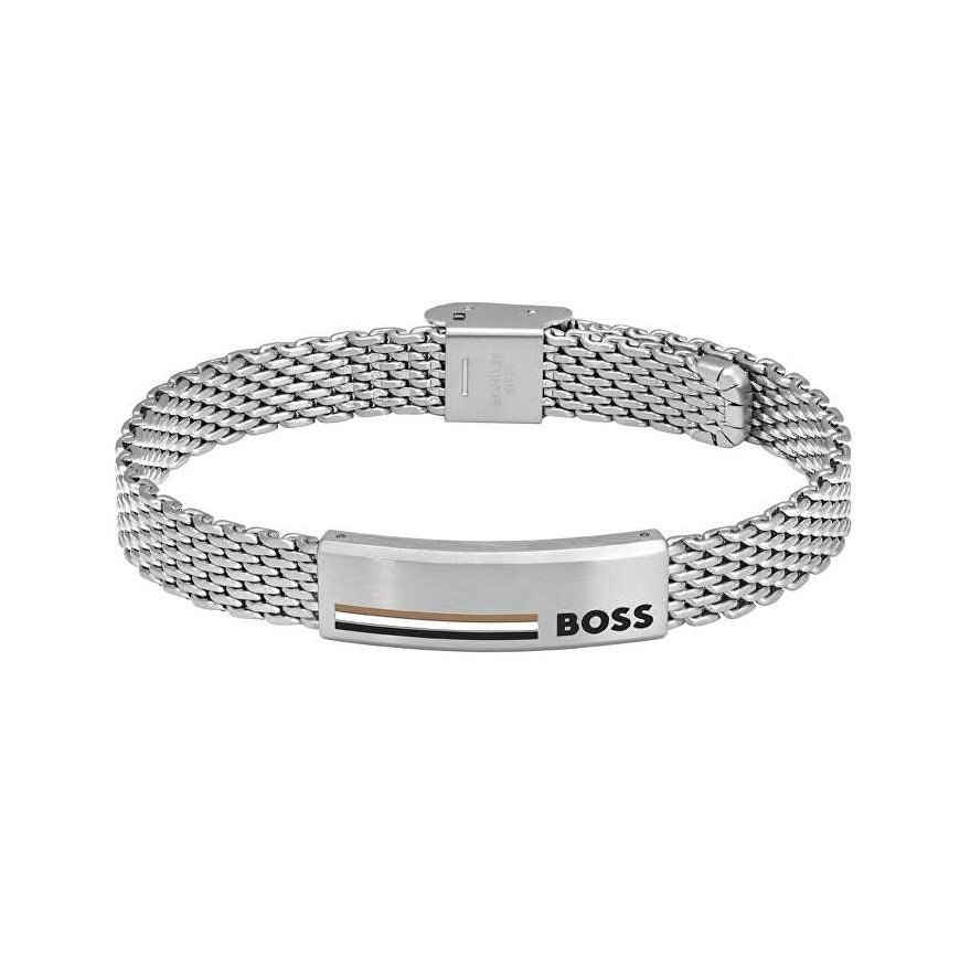 Hugo Boss Stilinga plieninė apyrankė tinklelis 1580611