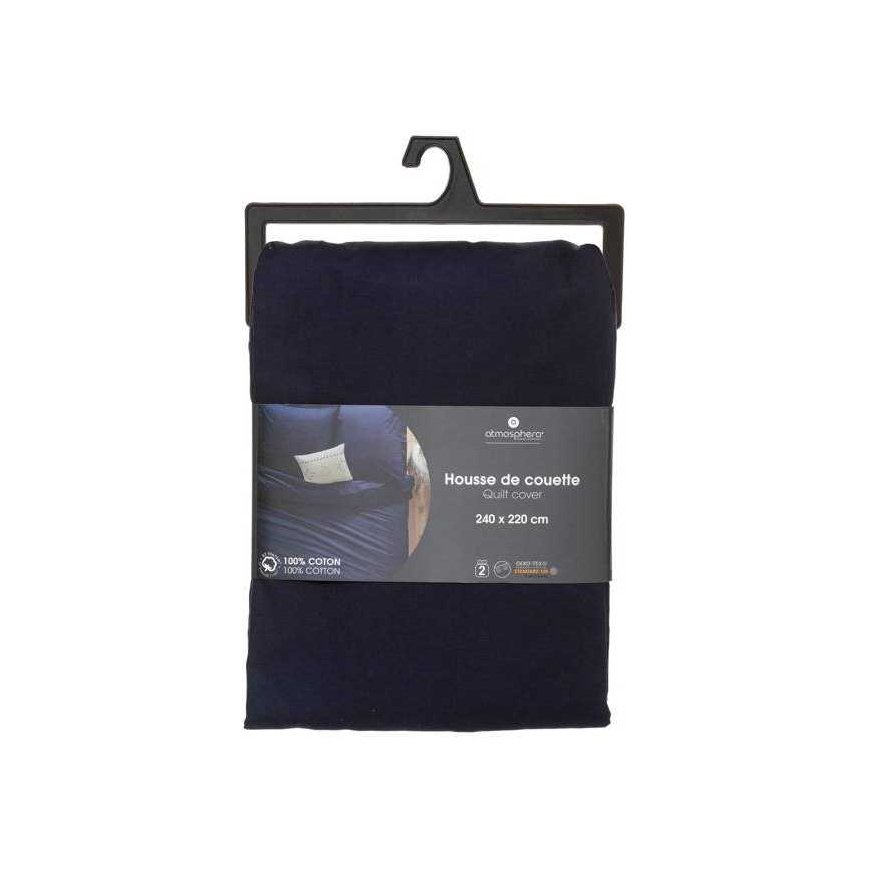 Atmosphera Duvet cover, 240 x 220 cm, cotton, dark blue – 3
