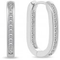 Brilio Silver Non-slip silver earrings with zircons EA885W Brilio Silver Non-slip silver earrings with zircons EA885W